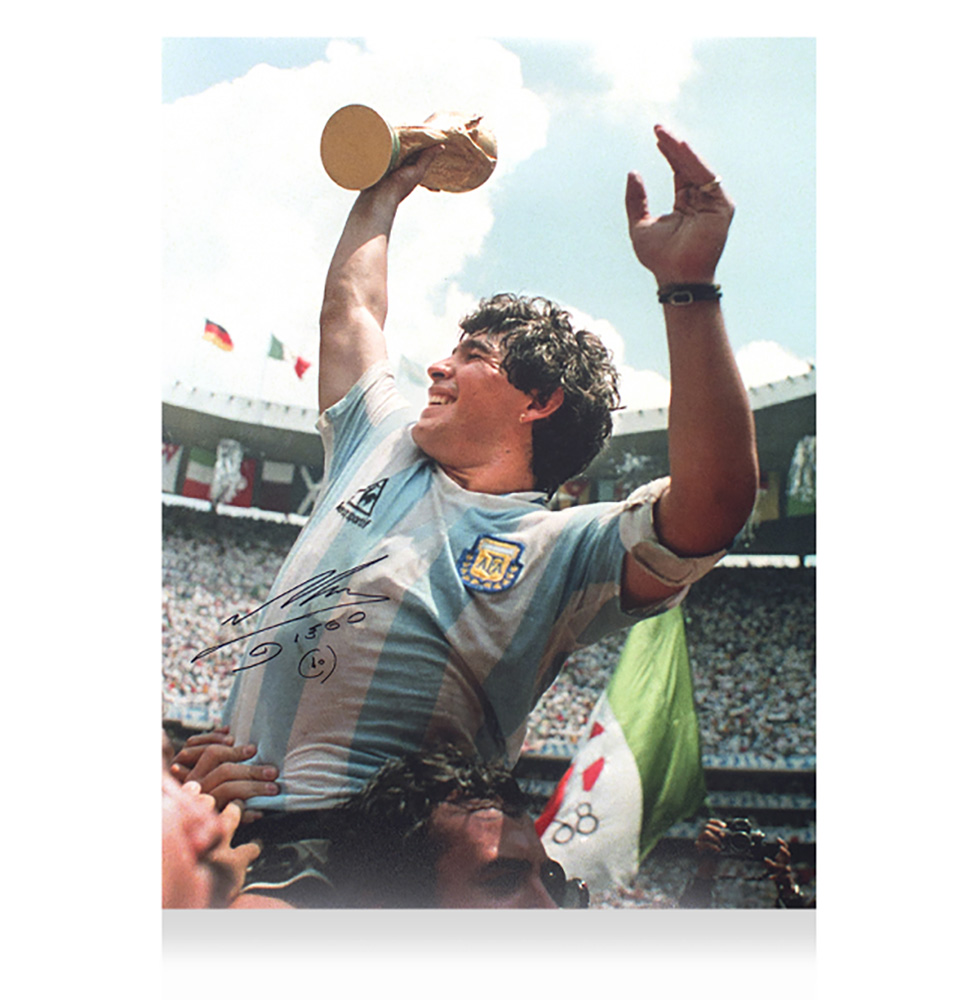 楽天市場 ディエゴ マラドーナ 直筆サイン入りフォト 1986 Fifa ワールドカップ ウィナー Diego Maradona Signed Argentina Photo 1986 Fifa World Cup Winner 10 21入荷 カードファナティック