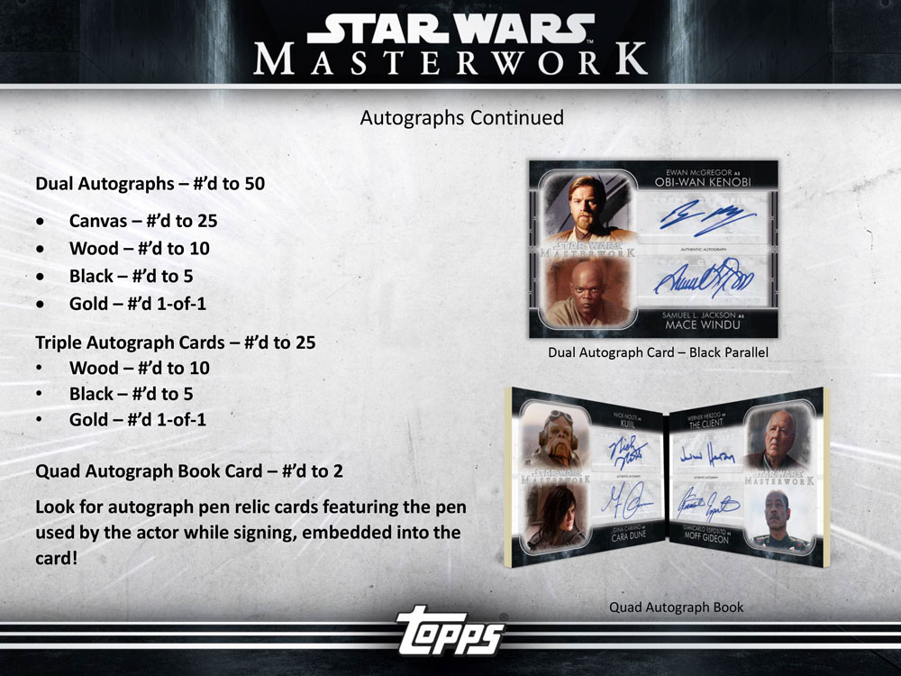 スーパースター ウォーズ Topps Star Wars Masterworks トレーディングカード 12 16入荷 Cannes Encheres Com