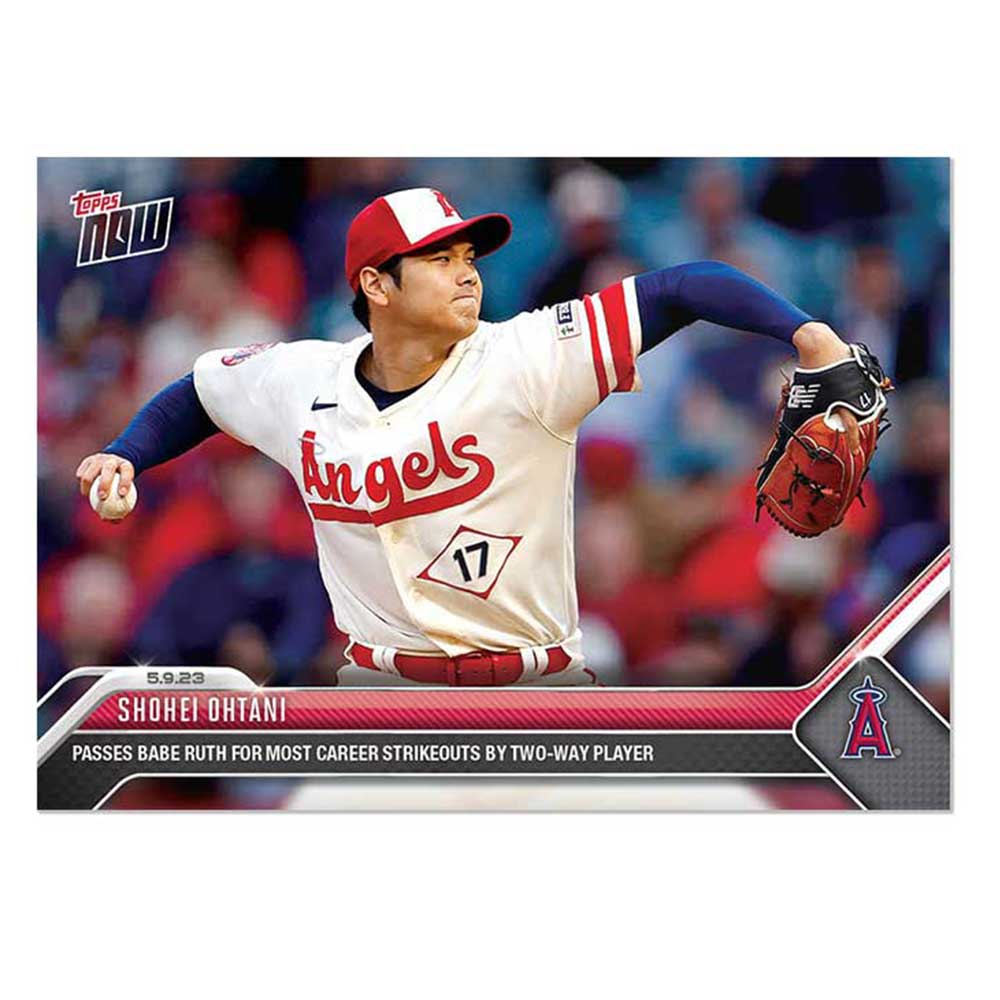 新しく着き topps now 大谷翔平 ベーブルース カード dinogrip.com