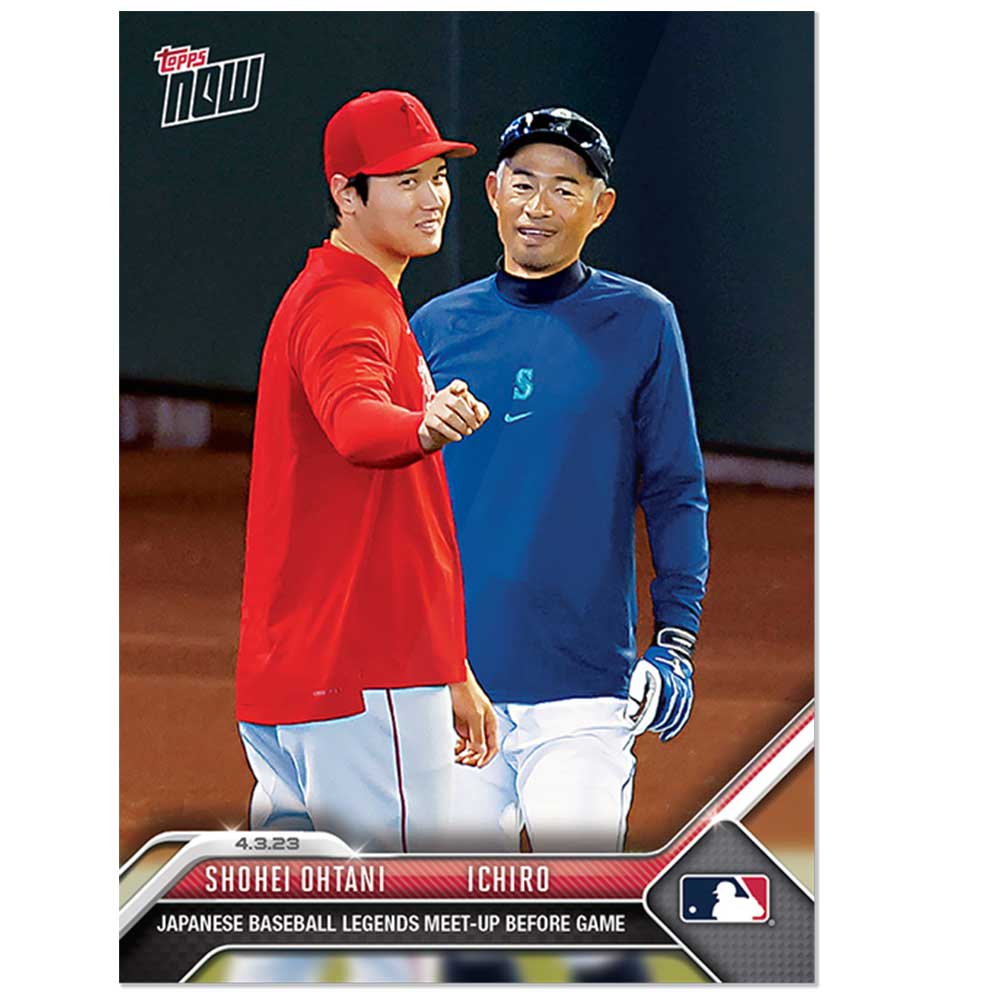 Shohei Ohtani / Hideki Matsui - 2021 MLB TOPPS NOW Card 475 Most HRs  Japanese