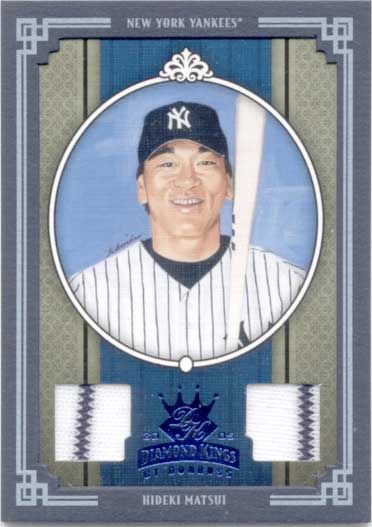 松井秀喜 2005 Donruss Diamond King Double Jersey Card /50 Hideki Matsui