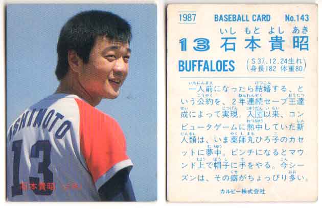 カルビー　プロ野球チップス 30 大島康徳 楽天市場】カルビー1987 プロ野球チップス No.118 大島康徳(B
