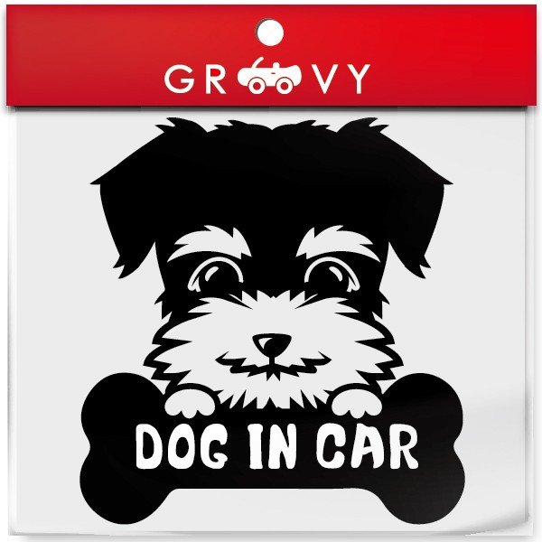 楽天市場 Dog In Car ミニチュア シュナウザー 犬 ステッカー 車 エンブレム シール デカール アクセサリー ブランド アウトドア グッズ 雑貨 おもしろ Care Design 楽天市場店