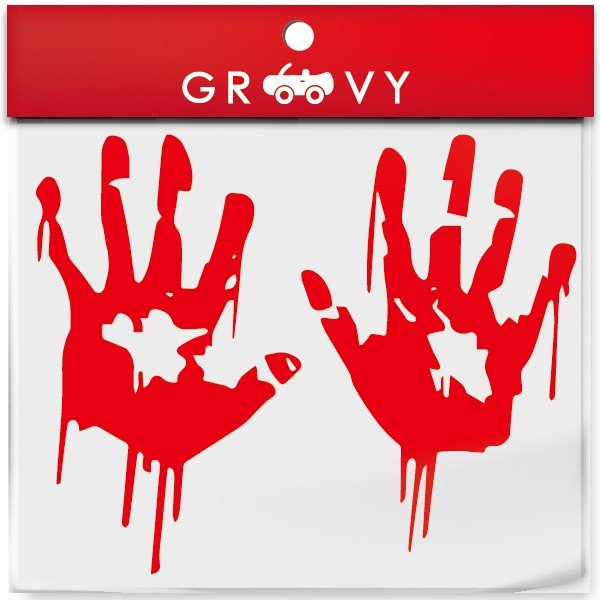 楽天市場 ハロウィン ホラー お化け 車 ステッカー 怖い 血 手形 ギャグ ゾンビ 自動車 エンブレム シール デカール アクセサリー ブランド アウトドア グッズ 雑貨 おもしろ かっこいい おしゃれ Care Design 楽天市場店