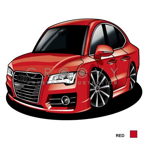 楽天市場 車好き プレゼント アウディ 車 イラスト 版フレーム グルービー Audi Audi 納車 祝い パーツ カスタム ギフト グッズ おしゃれ かっこいい アート アクセサリー Care Design 楽天市場店