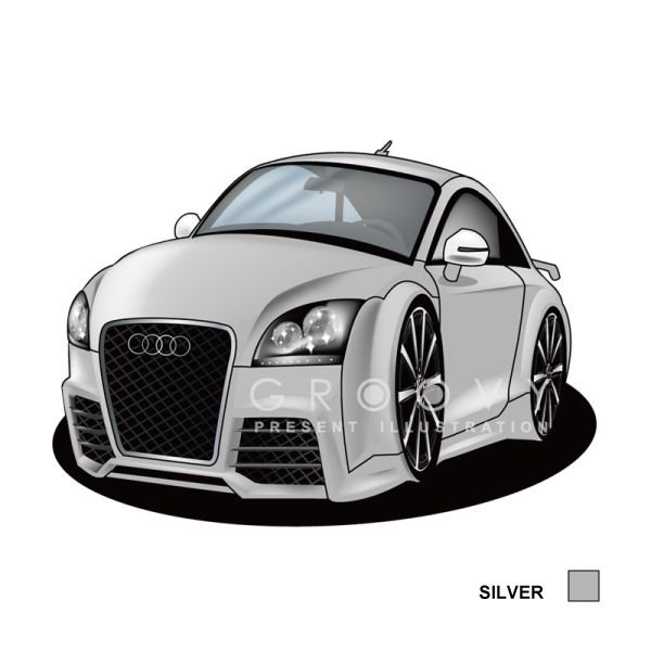 楽天市場 車好き プレゼント アウディ Tt 車 イラスト 版高級フレーム グルービー Audi Audi ティーティー 納車 祝い パーツ カスタム ギフト グッズ おしゃれ かっこいい アート アクセサリー Care Design 楽天市場店