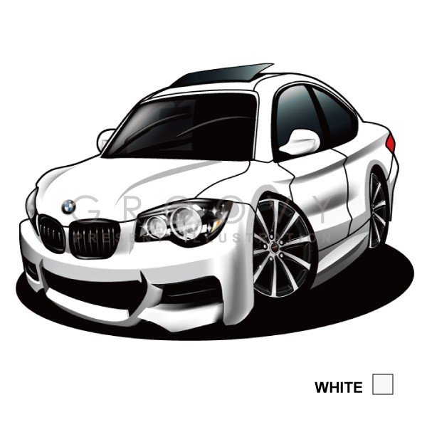 楽天市場 車好き プレゼント Bmw 1シリーズ クーペ 車 イラスト 版フレーム グルービー 納車 祝い パーツ カスタム ギフト グッズ おしゃれ かっこいい アート アクセサリー Care Design 楽天市場店