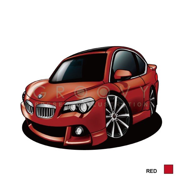 楽天市場 車好き プレゼント Bmw 5シリーズ E63 車 イラスト 2l版 グルービー 納車 祝い パーツ カスタム ギフト グッズ おしゃれ かっこいい アート アクセサリー Care Design 楽天市場店