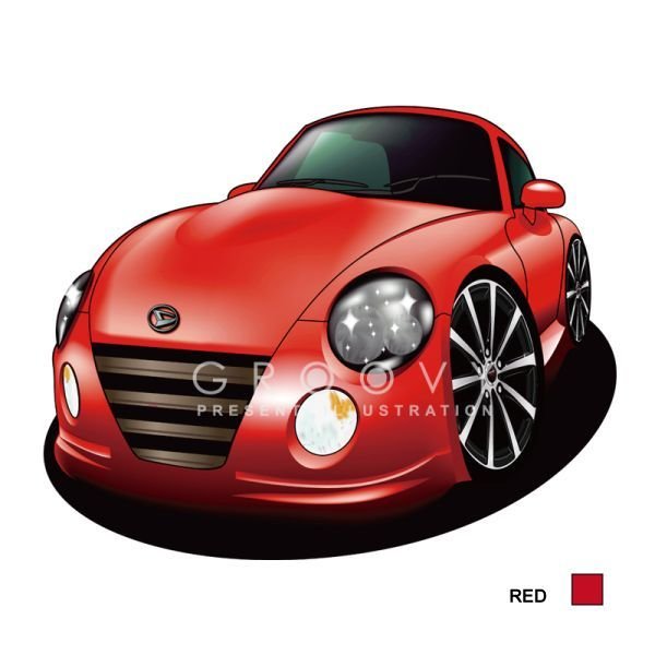 楽天市場 車好き プレゼント ダイハツ コペン 車 イラスト 版フレーム グルービー Daihatsu Copen 納車 祝い パーツ カスタム ギフト グッズ おしゃれ かっこいい アート アクセサリー Care Design 楽天市場店