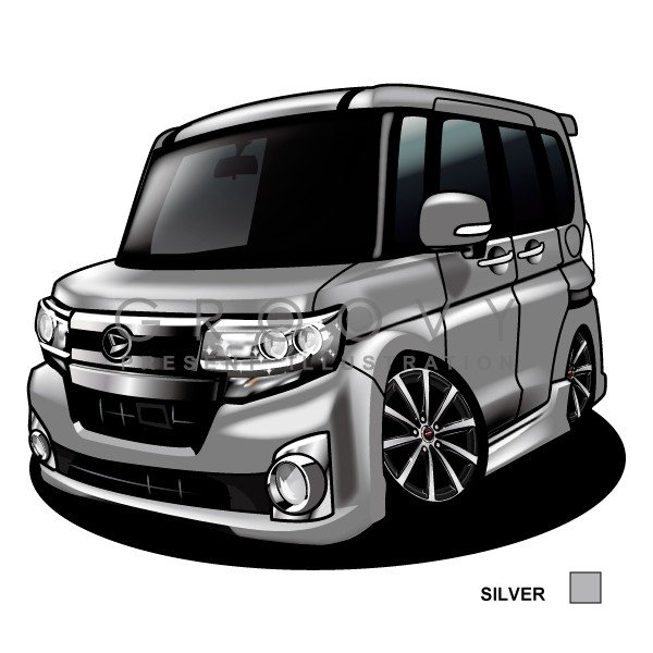 楽天市場 車好き プレゼント ダイハツ タント カスタムla600s Ver2 車 イラスト 版高級フレーム グルービー Daihatsu Tanto 納車 祝い パーツ カスタム ギフト グッズ おしゃれ かっこいい アート アクセサリー Care Design 楽天市場店