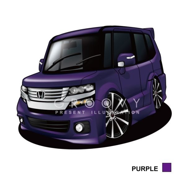 楽天市場 車好き プレゼント ホンダ N Box 車 イラスト 2l版 グルービー Honda Honda エヌボックス 納車 祝い パーツ カスタム ギフト グッズ おしゃれ かっこいい アート アクセサリー Care Design 楽天市場店