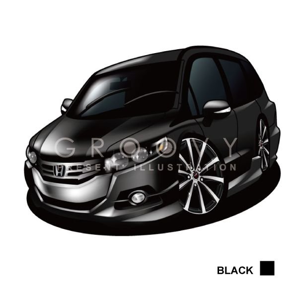 楽天市場 車好き プレゼント ホンダ オデッセイ Rb3 4 車 イラスト 版 グルービー Honda Odyssey 納車 祝い パーツ カスタム ギフト グッズ おしゃれ かっこいい アート アクセサリー Care Design 楽天市場店