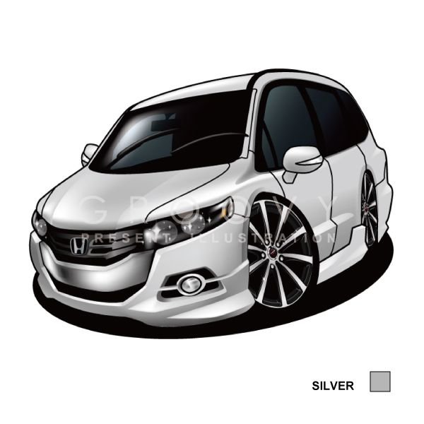 楽天市場 車好き プレゼント ホンダ オデッセイ Rb3 4 車 イラスト 版 グルービー Honda Odyssey 納車 祝い パーツ カスタム ギフト グッズ おしゃれ かっこいい アート アクセサリー Care Design 楽天市場店