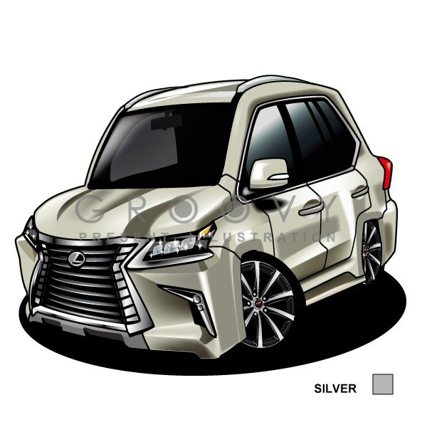 楽天市場 車好き プレゼント レクサス Lx570 車 イラスト 版高級フレーム グルービー Lexus 納車 祝い パーツ カスタム ギフト グッズ おしゃれ かっこいい アート アクセサリー Care Design 楽天市場店
