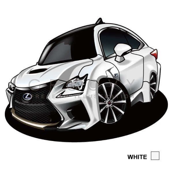 楽天市場 車好き プレゼント レクサス Rc F 車 イラスト 2l版 グルービー Lexus 納車 祝い パーツ カスタム ギフト グッズ おしゃれ かっこいい アート アクセサリー Care Design 楽天市場店