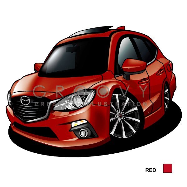 楽天市場 車好き プレゼント マツダ アクセラ 3代目 車 イラスト 2l版 グルービー Mazda Axela 納車 祝い パーツ カスタム ギフト グッズ おしゃれ かっこいい アート アクセサリー Care Design 楽天市場店