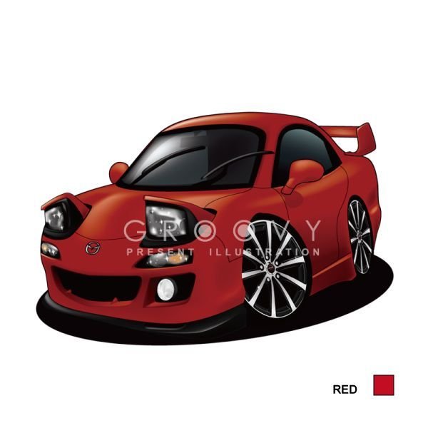 楽天市場 車好き プレゼント マツダ Rx 7 Fd3s 車 イラスト 版フレーム グルービー Mazda Mazda ｆｄ3ｓ 納車 祝い パーツ カスタム ギフト グッズ おしゃれ かっこいい アート アクセサリー Care Design 楽天市場店