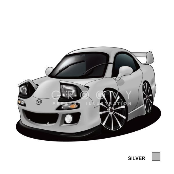 楽天市場 車好き プレゼント マツダ Rx 7 Fd3s 車 イラスト 版フレーム グルービー Mazda Mazda ｆｄ3ｓ 納車 祝い パーツ カスタム ギフト グッズ おしゃれ かっこいい アート アクセサリー Care Design 楽天市場店