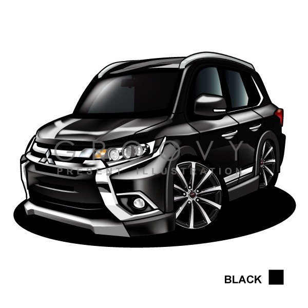 楽天市場 車好き プレゼント 三菱 アウトランダー 車 イラスト 版フレーム グルービー Mitsubishi Outlander 納車 祝い パーツ カスタム ギフト グッズ おしゃれ かっこいい アート アクセサリー Care Design 楽天市場店