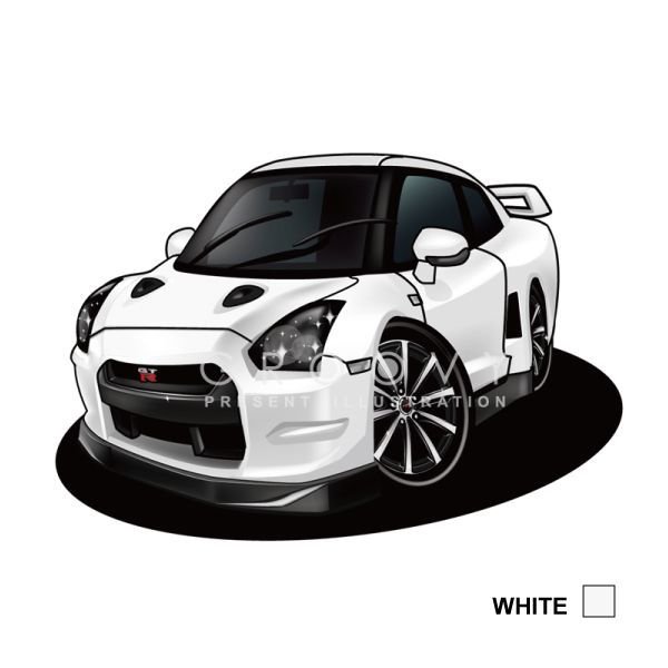 楽天市場 車好き プレゼント 日産 Gtr 車 イラスト 版 グルービー Nissan ニッサン ジーティーアール 納車 祝い パーツ カスタム ギフト グッズ おしゃれ かっこいい アート アクセサリー Care Design 楽天市場店