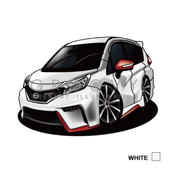 楽天市場 車好き プレゼント 日産 ノート Nismo Noteニスモ 車 イラスト 版高級フレーム グルービー Nissan ニッサン 納車 祝い パーツ カスタム ギフト グッズ おしゃれ かっこいい アート アクセサリー Care Design 楽天市場店