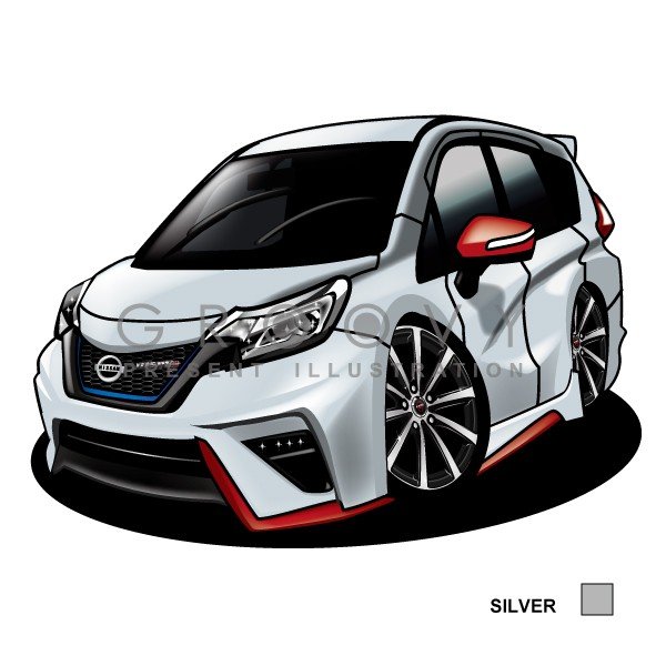 楽天市場 車好き プレゼント 日産 ノート E Power Nismo Note Eパワー ニスモ 車 イラスト 版高級フレーム グルービー Nissan ニッサン 納車 祝い パーツ カスタム ギフト グッズ おしゃれ かっこいい アート アクセサリー Care Design 楽天市場店