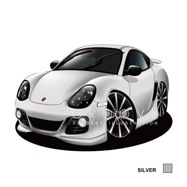 楽天市場 車好き プレゼント ポルシェ ケイマン 車 イラスト ２l版 グルービー Cayman Porsche A G 納車 祝い パーツ カスタム ギフト グッズ おしゃれ かっこいい アート アクセサリー Care Design 楽天市場店