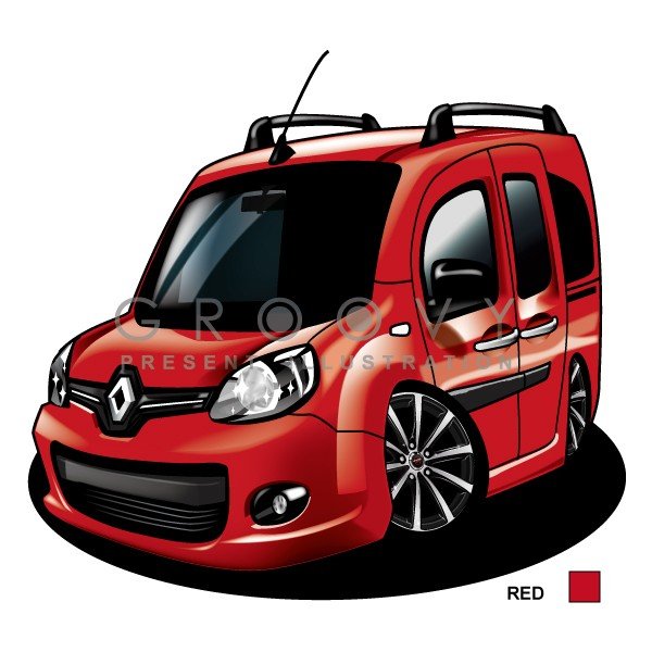 楽天市場 車好き プレゼント ルノー カングー 車 イラスト 2l版 グルービー Renault Kangoo 納車 祝い パーツ カスタム ギフト グッズ おしゃれ かっこいい アート アクセサリー Care Design 楽天市場店