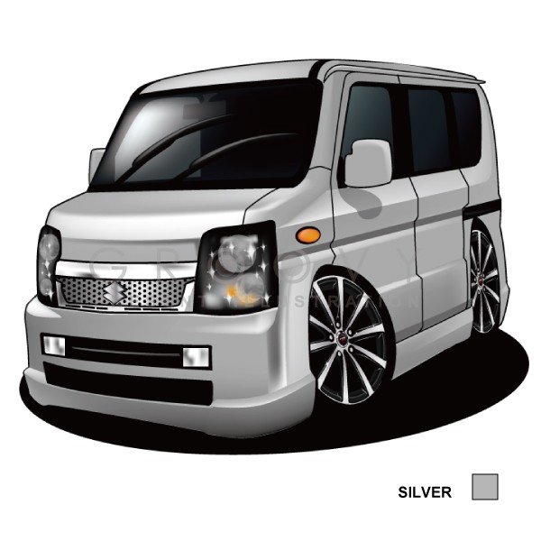 楽天市場 車好き プレゼント スズキ エブリ ワゴンda64w 車 イラスト 版フレーム グルービー Suzuki Everywagon Da64w 納車 祝い パーツ カスタム ギフト グッズ おしゃれ かっこいい アート アクセサリー Care Design 楽天市場店