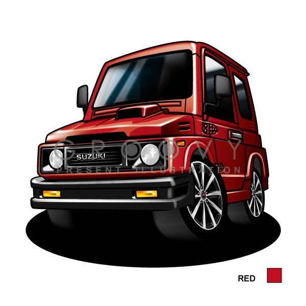 楽天市場 車好き プレゼント スズキ ジムニー Ja11 車 イラスト A4版フレーム グルービー Suzuki Jimny 納車 祝い パーツ カスタム ギフト グッズ おしゃれ かっこいい アート アクセサリー Care Design 楽天市場店
