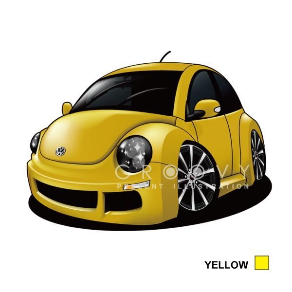 楽天市場 車好き プレゼント フォルクス ワーゲン ビートル 車 イラスト 版フレーム グルービー Volkswagen Beetle 納車 祝い パーツ カスタム ギフト グッズ おしゃれ かっこいい アート アクセサリー Care Design 楽天市場店