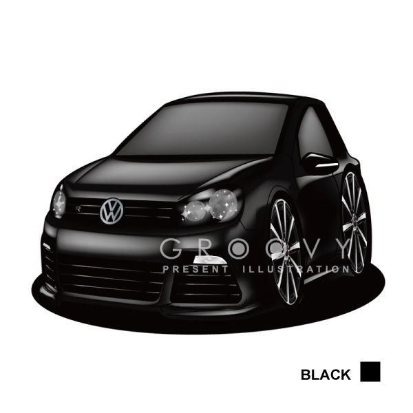 楽天市場 車好き プレゼント フォルクス ワーゲン Golf R 車 イラスト 2l版 グルービー Volkswagen ゴルフr 納車 祝い パーツ カスタム ギフト グッズ おしゃれ かっこいい アート アクセサリー Care Design 楽天市場店