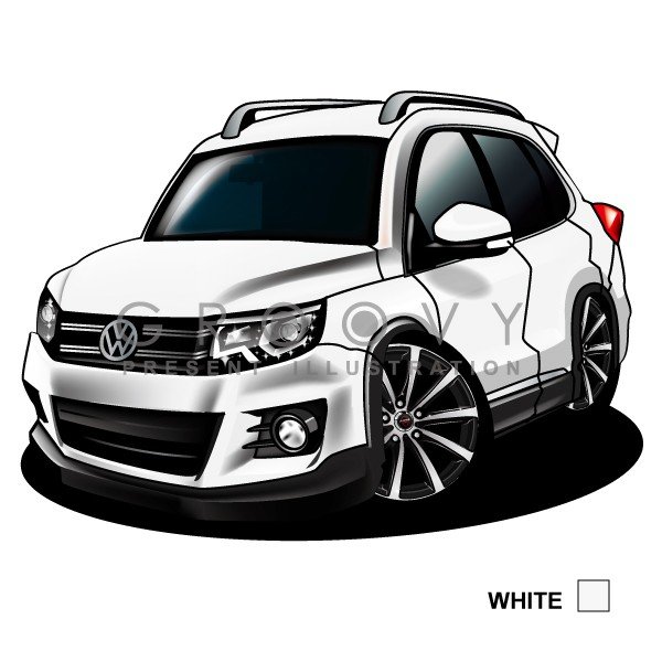 楽天市場 車好き プレゼント フォルクス ワーゲン ティグアン 車 イラスト 2l版 グルービー Volkswagen Tiguan 納車 祝い パーツ カスタム ギフト グッズ おしゃれ かっこいい アート アクセサリー Care Design 楽天市場店