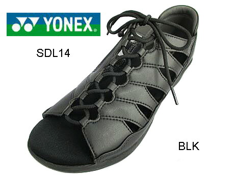 YONEX　ヨネックス　パワークッション　SHW　SDL14　ブラック 　レディース　ウォーキング　クッション性　大人おしゃれなサンダル
