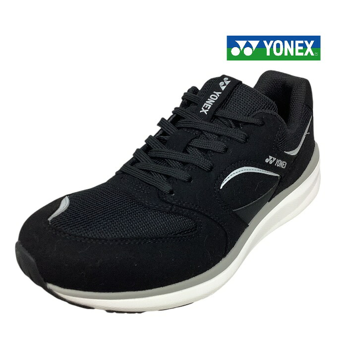 【YONEX　ヨネックス　SHW123　パワークッション　ブラック　3.5E】ランニング　ウォーキング　スニーカー　やわらかクッション　軽量｜くつ　雑貨　ケアママ　Care Mom