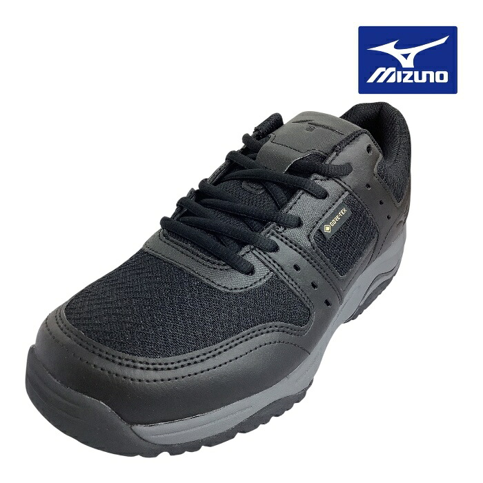 【MIZUNO ミズノ OD100   B1GA230009  GTX8  BLACK   黒いこと  3E】 ゴアテックス 雨合羽 ウォーキングシューズ  心地よいシューズ 抗菌 防臭 町履き