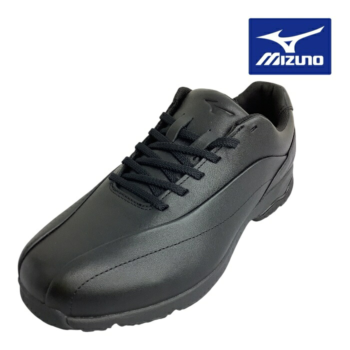 【MIZUNO ミズノ LD40 VII SW  B1GC240309  BLACK 4E 】 ウォーキングシューズ  心地好いシューズ 商行為 幅ひろい 生まれながらなめし革 抗菌 防臭 チャック付