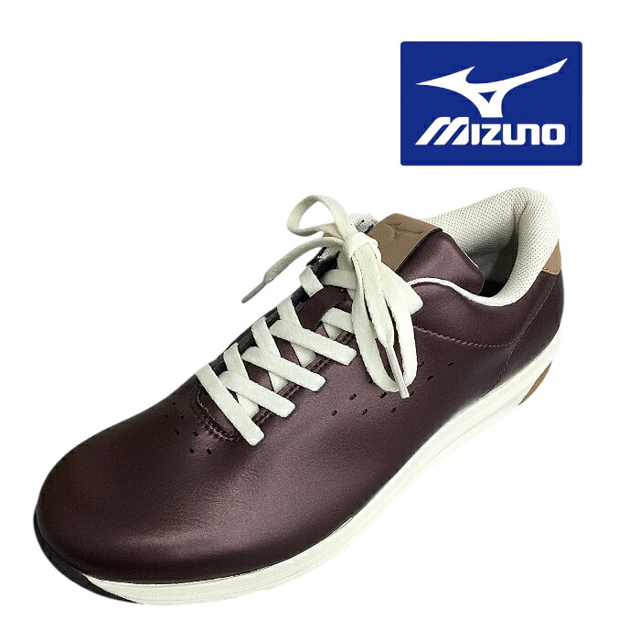 【MIZUNO ミズノ ユウドウ２ B1GW230163 ボルドー 】レディース ウィメンズ 3E 幅広 ウォーキング シューズ ひざ誘導ソール 内甲ファスナー ひざへの衝撃を軽減