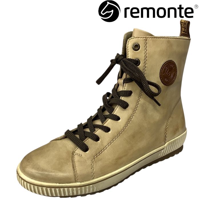送料無料 REMONTE レモンテ 0772-20 BROWN ブラウン レディース 女性用 ブーツ シューズ 靴 コンフォート ハイカット チャック オシャレ