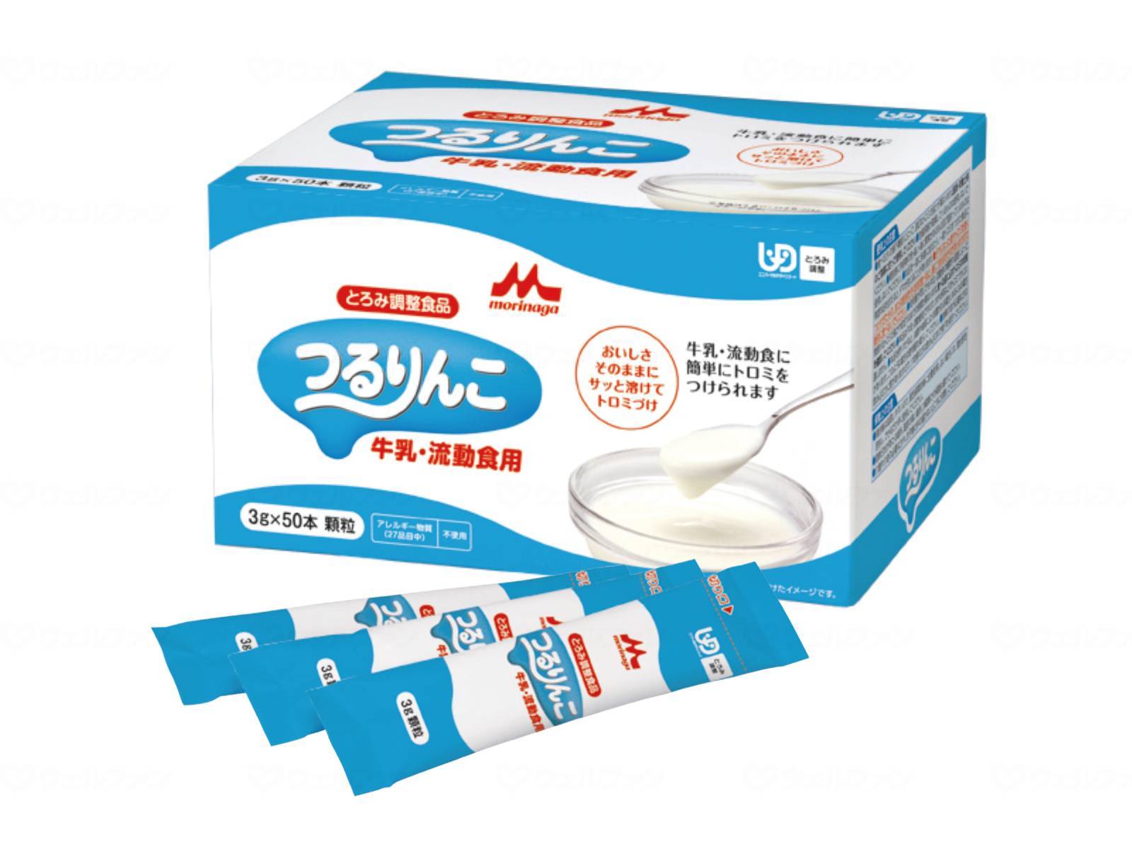つるりんこ牛乳・流動食用 セットだとお買い得トロミ剤 とろみ剤 とろみ調整食品 食事補助 嚥下補助 スムーズ 簡単 短時間 牛乳 混ぜるだけ 溶けやすい 安心 介護用品 06398380639837 森永乳業クリニコ|ケアクル
