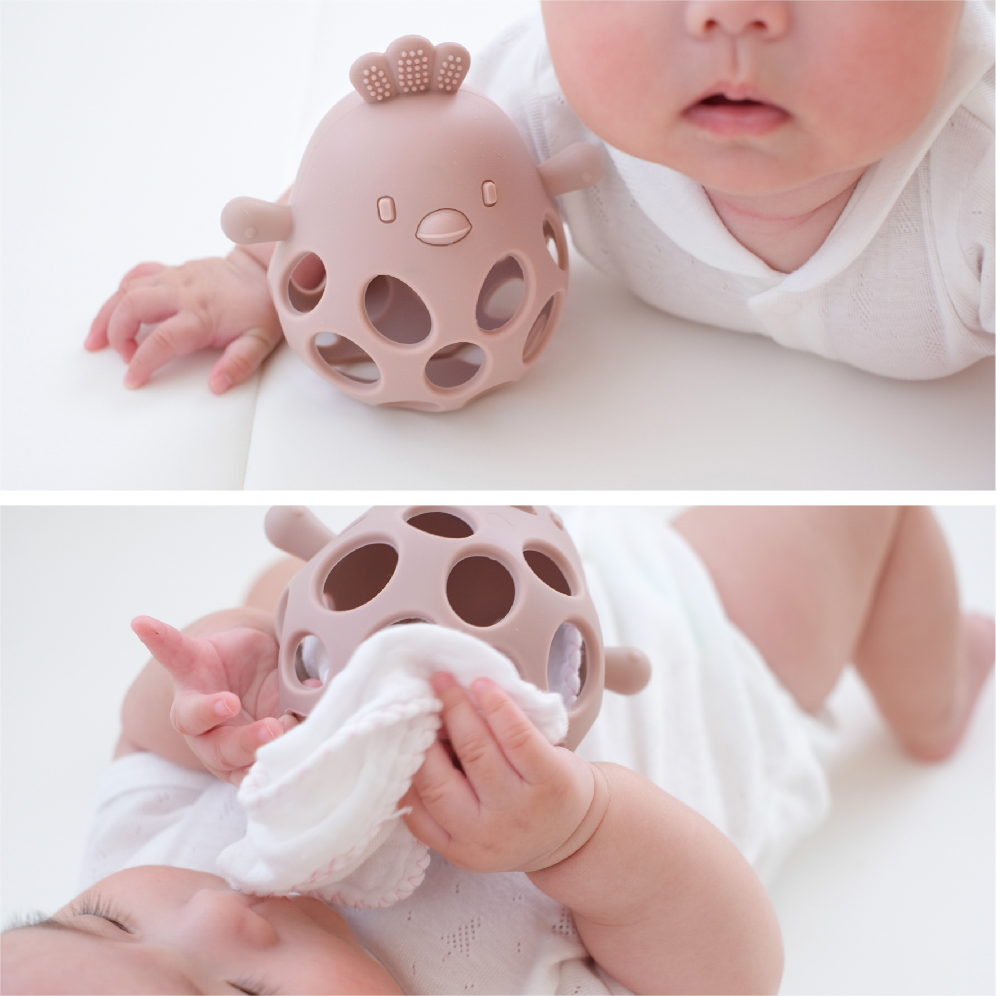 Berpy チキンボール 【GOOD TOY受賞】 歯固め シリコン おもちゃ