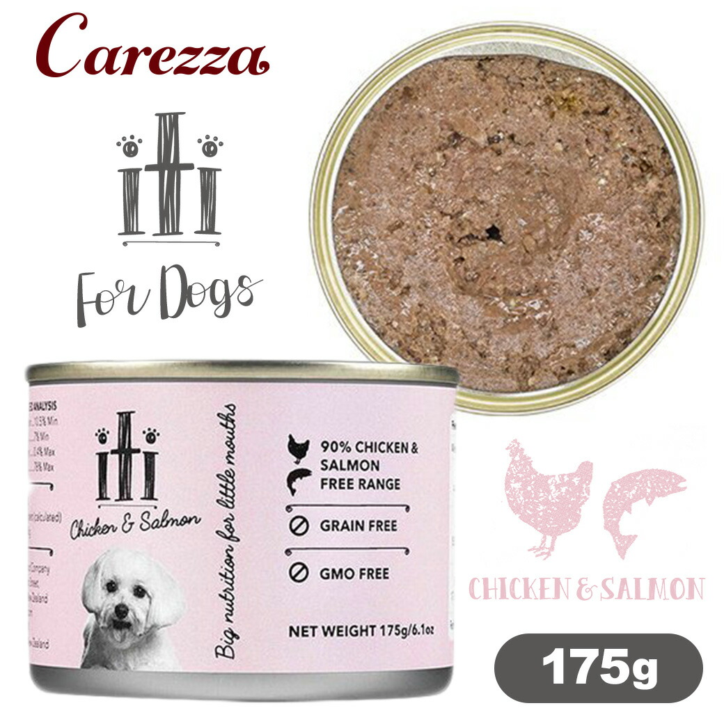 【楽天市場】スリーイレブン イティ ドッグ缶 チキン＆サーモン 175g：カレッツァ～犬用品＆ドッグフード