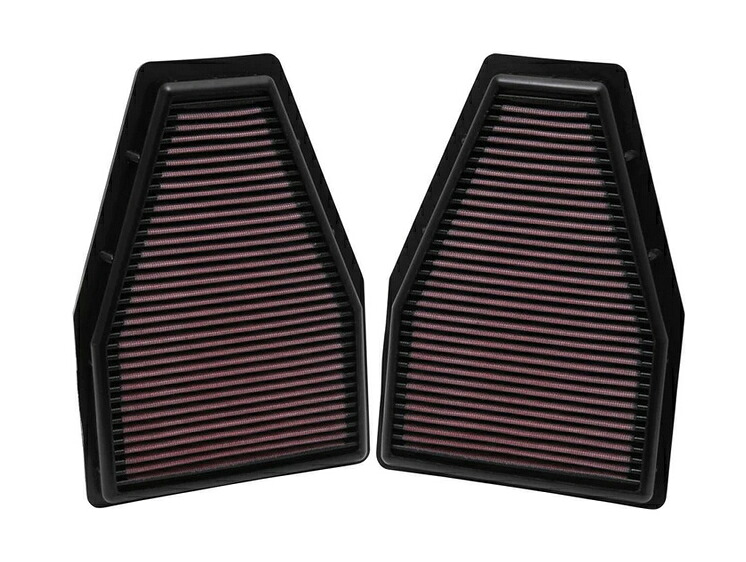 【日本正規品】K&N [ケイアンドエヌ] エアフィルター[純正交換タイプ] 【PORSCHE】911 991 (2個入り) 33-2484
