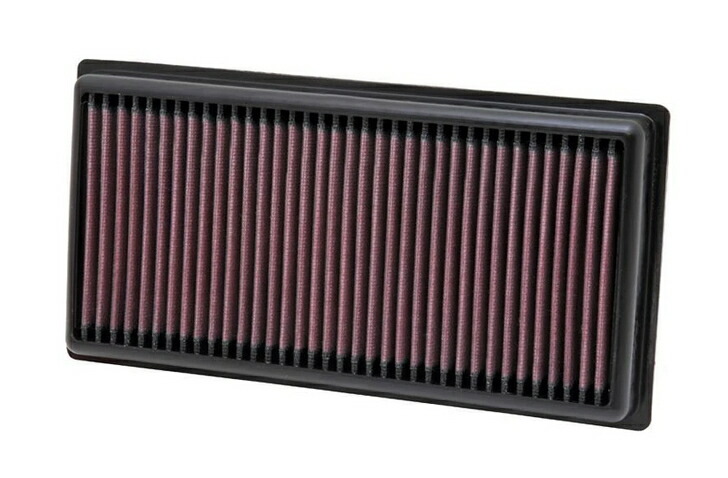 【日本正規品】K&N [ケイアンドエヌ] エアフィルター[純正交換タイプ] 【CHRYSLER/JEEP】YPSILON 33-2981｜特選パーツカー狂