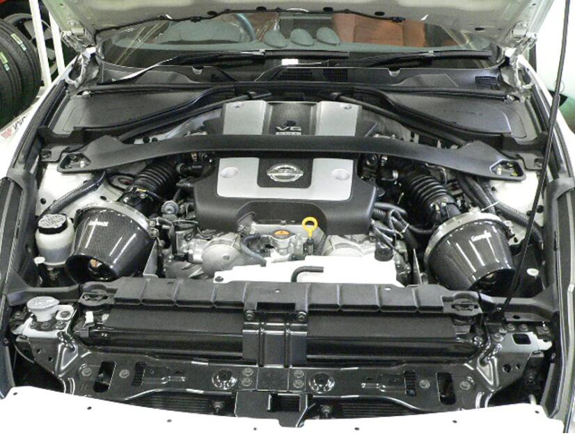 【GruppeM /グループ・エム】 スーパークリーナー(カーボン エアクリーナー)フェアレディZ Z34/HZ34 SCC-0210|特選パーツカー狂