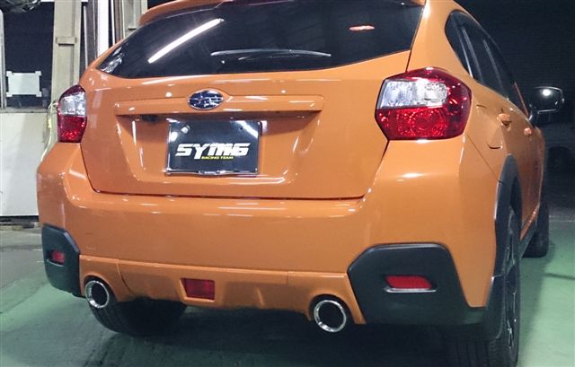 【SYMS/シムス】インプレッサ リヤマフラーカラードガーニッシュ for XV IMPREZA Y3000XV
