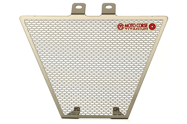 【MOTO CORSE/モトコルセ】 チタニウム プロテクションスクリーン オイルクーラー for MVアグスタ F3 MCTP0035