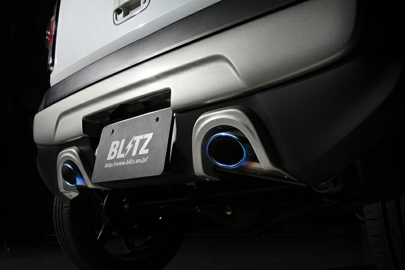 【BLITZ/ブリッツ】エアロスピード Rコンセプト AERO SPEED R-concept マフラーガーニッシュ CARBON [ハスラー MR31S R06A Turbo] 60173