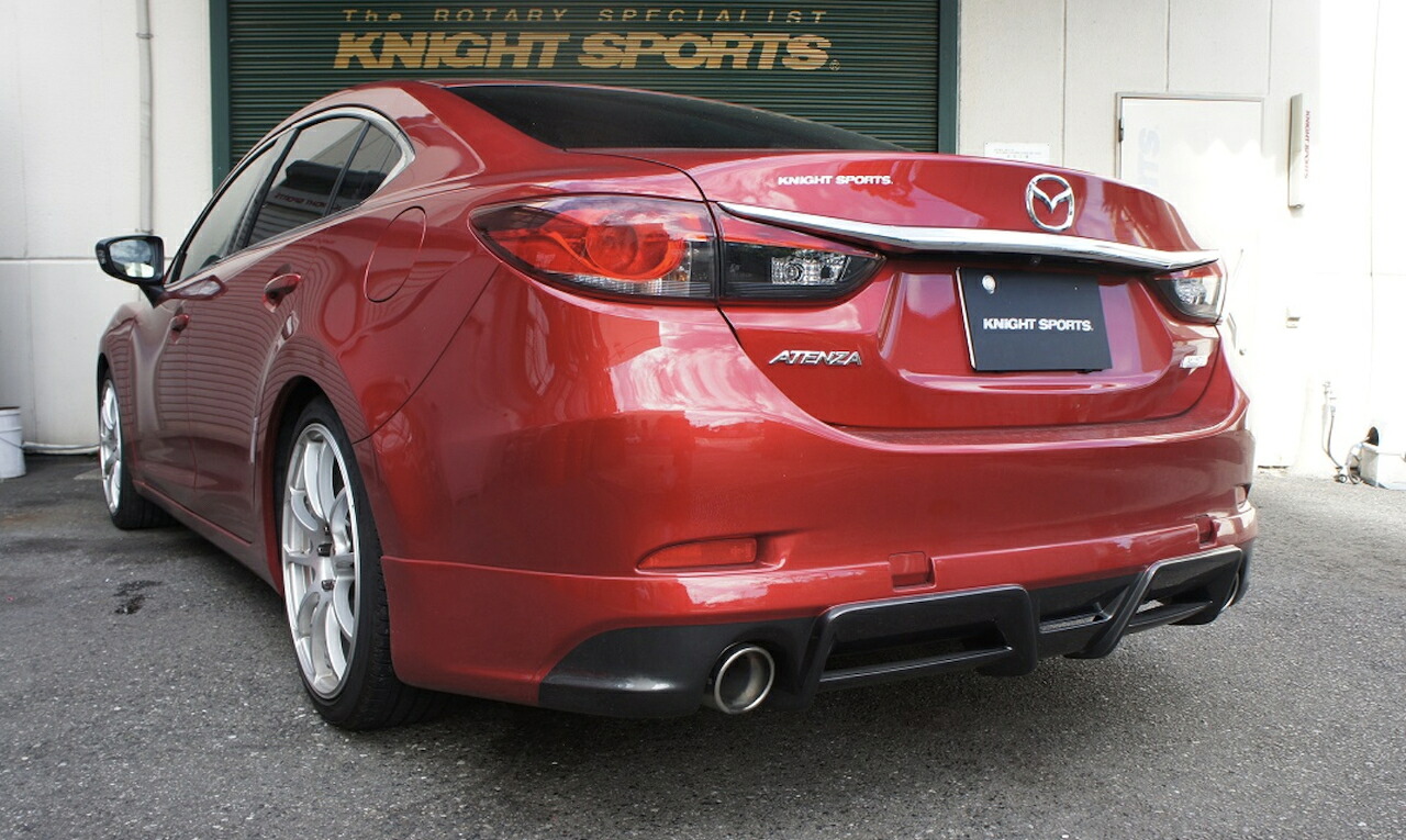 【KNIGHT SPORTS/ナイトスポーツ】 リアアンダースカート ATENZA SEDAN KZD-74631|特選パーツカー狂