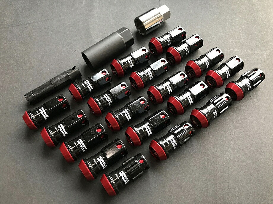 【KNIGHT SPORTS/ナイトスポーツ】 レーシング・ホイールナットｉアルミニウムキャップ M12-P1.5 KOD-97505